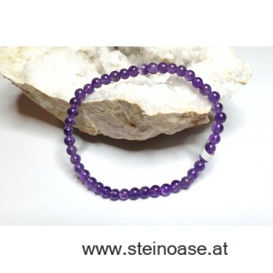 Armband Amethyst - 4mm